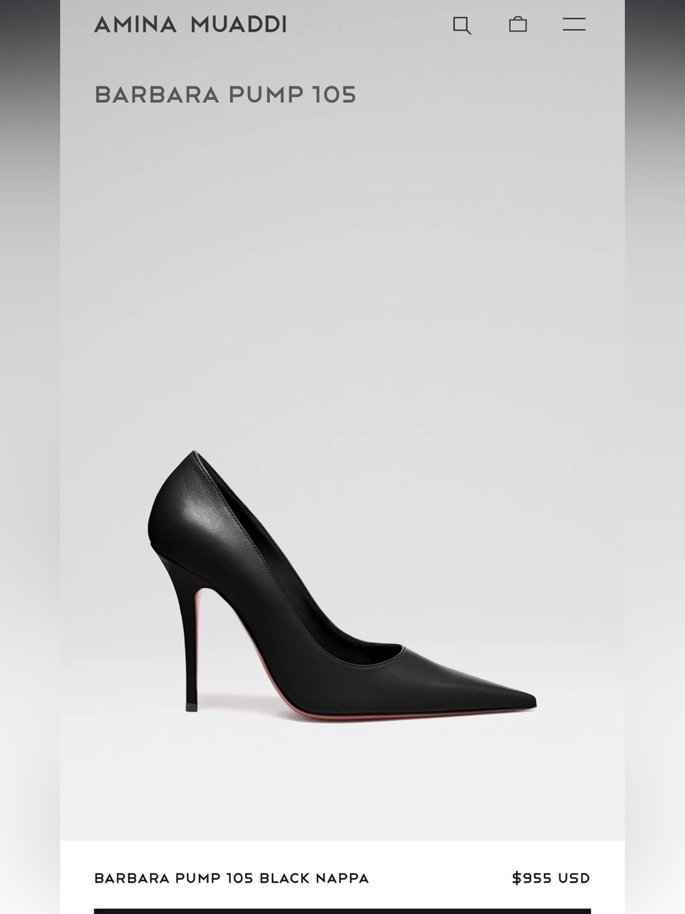Amina Muaddi Barbara heels